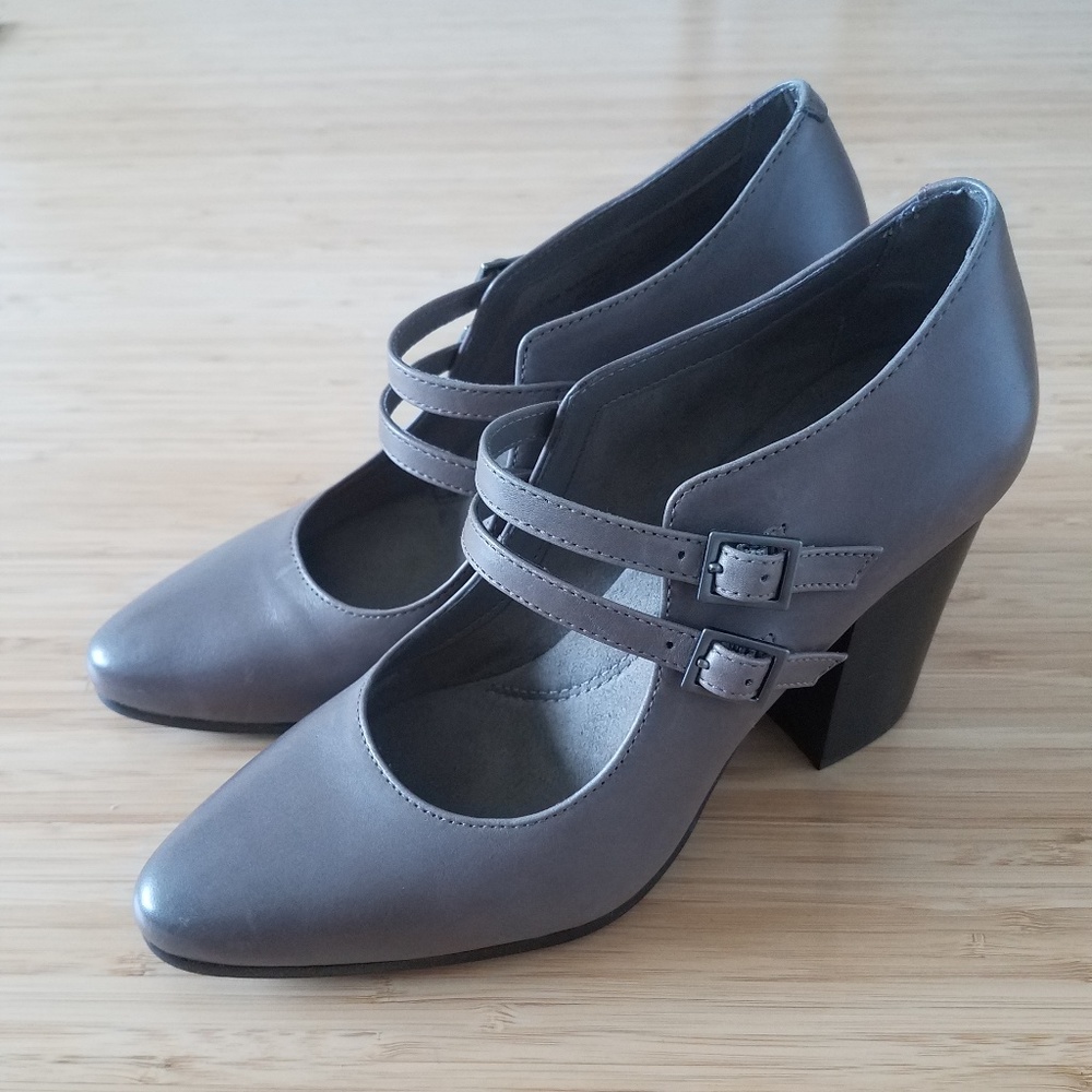 Aerosoles Maryjane Block Heel Pumps